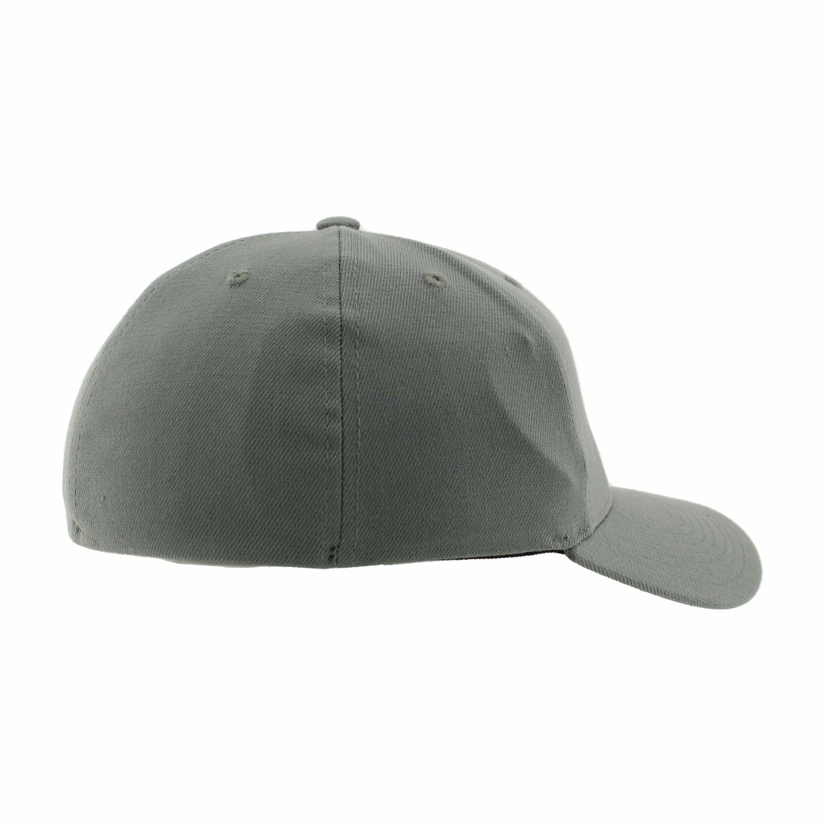 ZHATS Men's NCAA Officially Licensed Fitted Hat ZH Patch Gray Size L