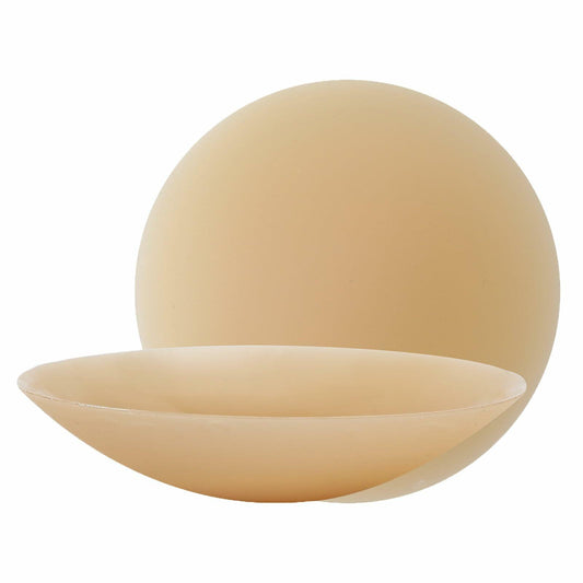 Okeyloge Silicone Nipple Covers Invisible Reusable Medium Caramel 2 Count Size M