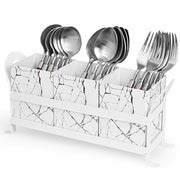 YUBAMIN Silverware Caddy Utensil Holder 3 Compartments Countertop