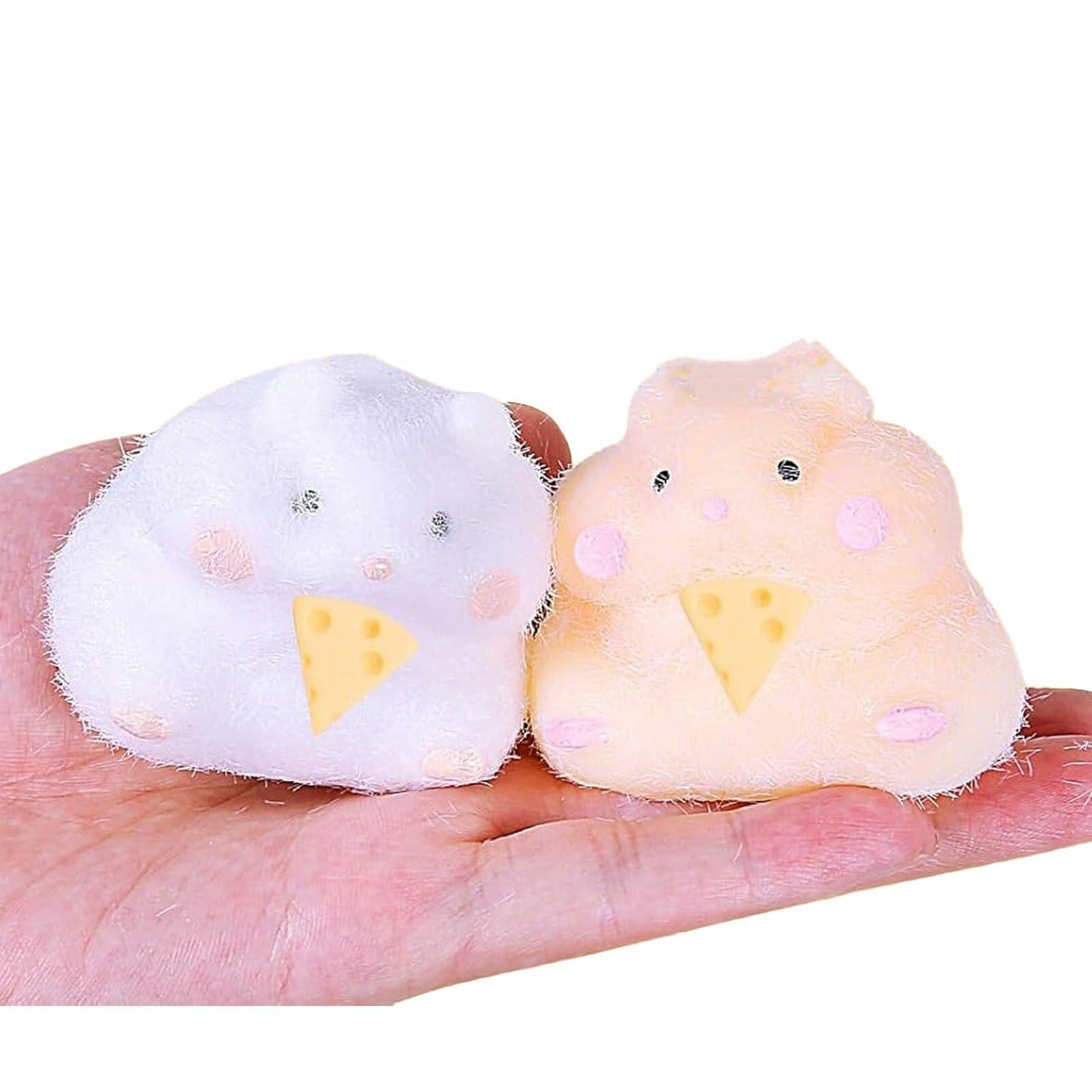 2Pcs Squishy Hamster Stress Relief Squeeze Toys Sensory Kids Gift