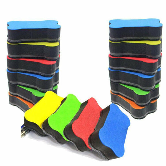 Calary Magnetic Small Whiteboard Dry Eraser Whiteboard Eraser White