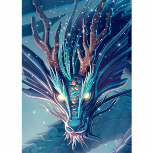 BESTING Diamond Art Kit Chinese Dragon 5D Painting Full Round Drill 5x7 Inch