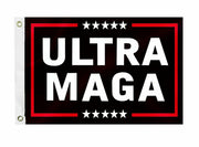 Trump 2024 Ultra MAGA Boat Nautical Flag 12x18in 220D Nylon Vivid Color