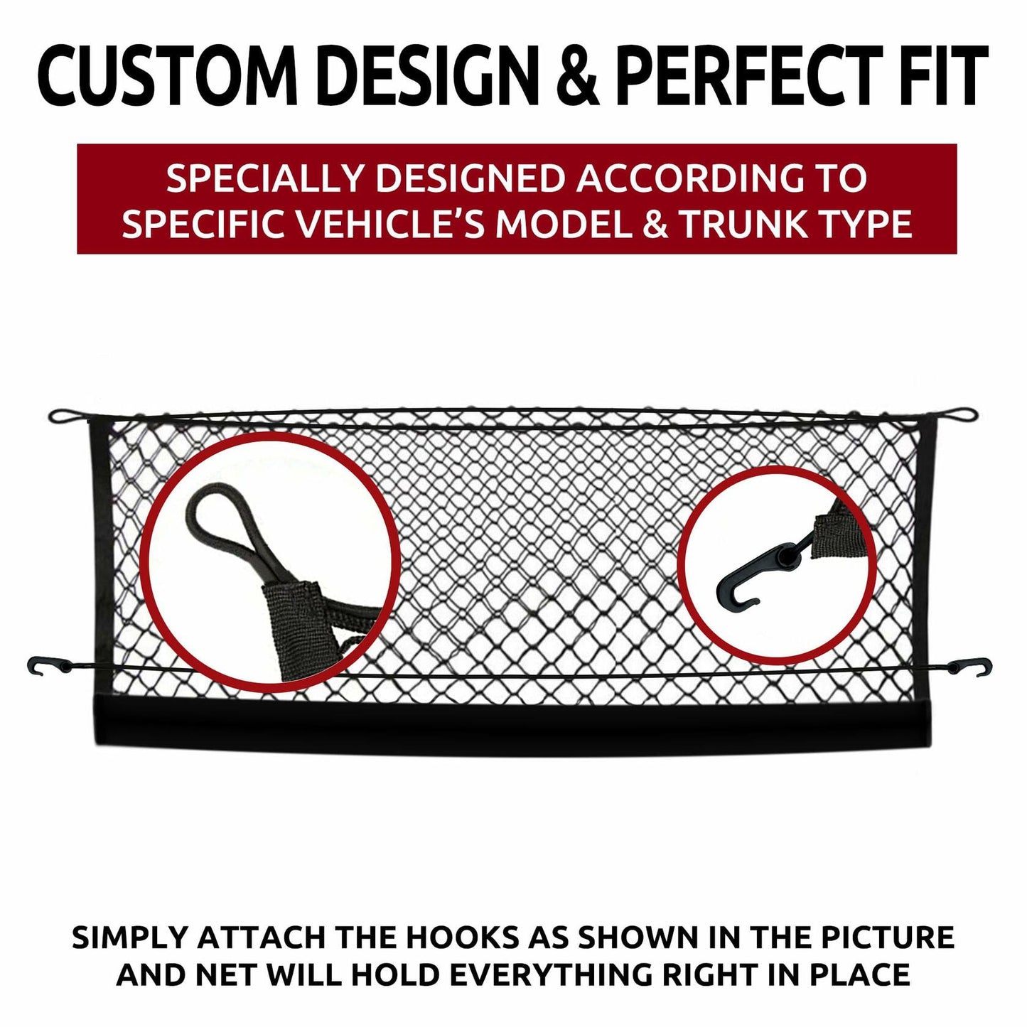GMC Yukon Yukon XL Denali Envelope Style Trunk Cargo Net 2015-2020