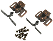 Heavy Duty Double Roller Catch Antique Copper 2 Sets