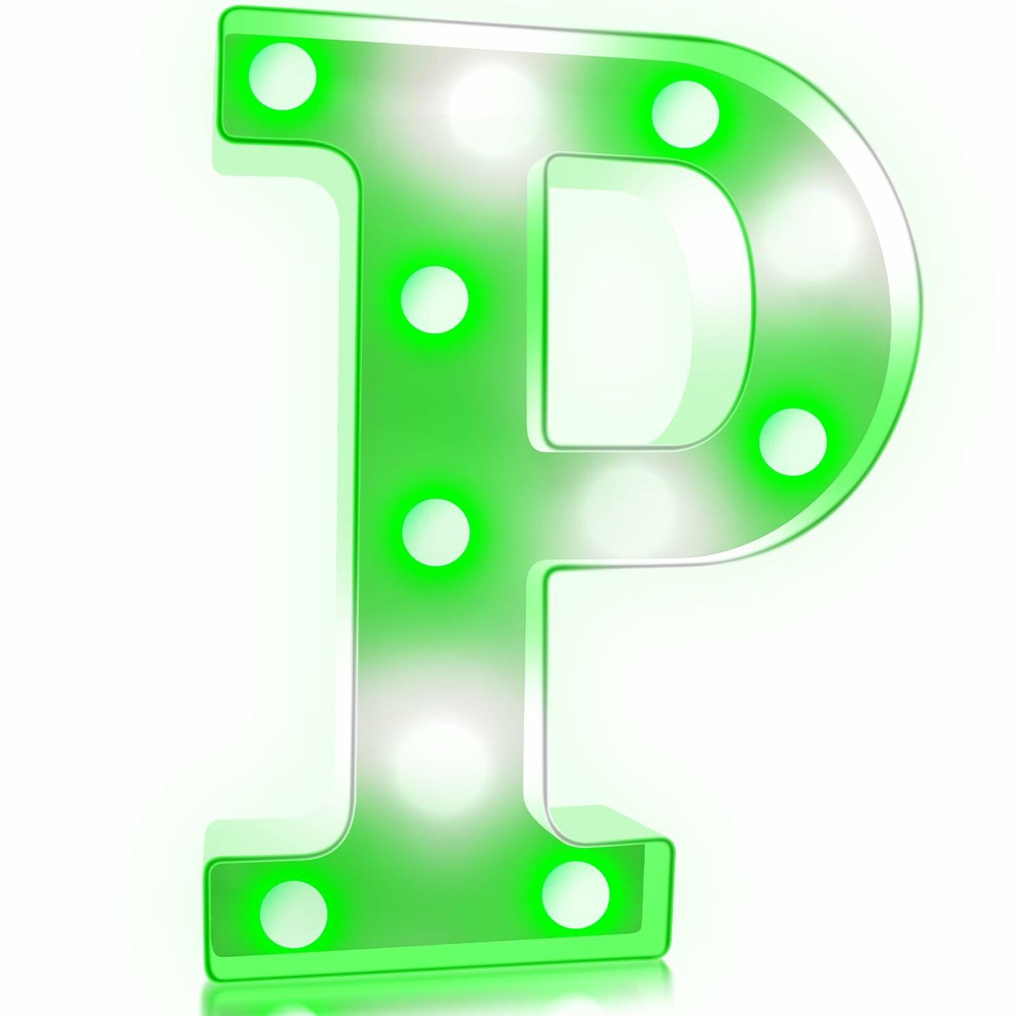 Pooqla Light Up Letters with Remote 34 Colors RGB LED Battery Operated P