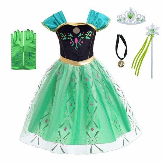 Dressy Daisy Ice Princess Coronation Green Tulle Dress Baby Girls Size 18-24M