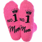 Ao Yee ZGL Mother's Day Gift Socks for Women Pink Size L