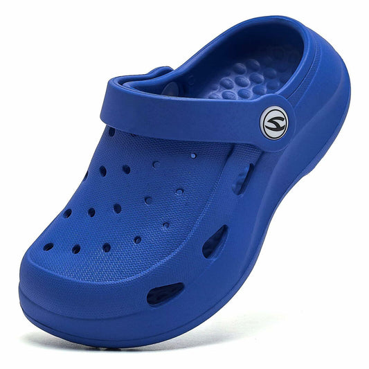 WOUEOI Toddler Garden Shoes Cartoon Slides Sandals Clogs Sapphire Size 9