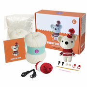 Amigurumi Crochet Kit for Adults Intermediate DIY Craft Bear with Materials
