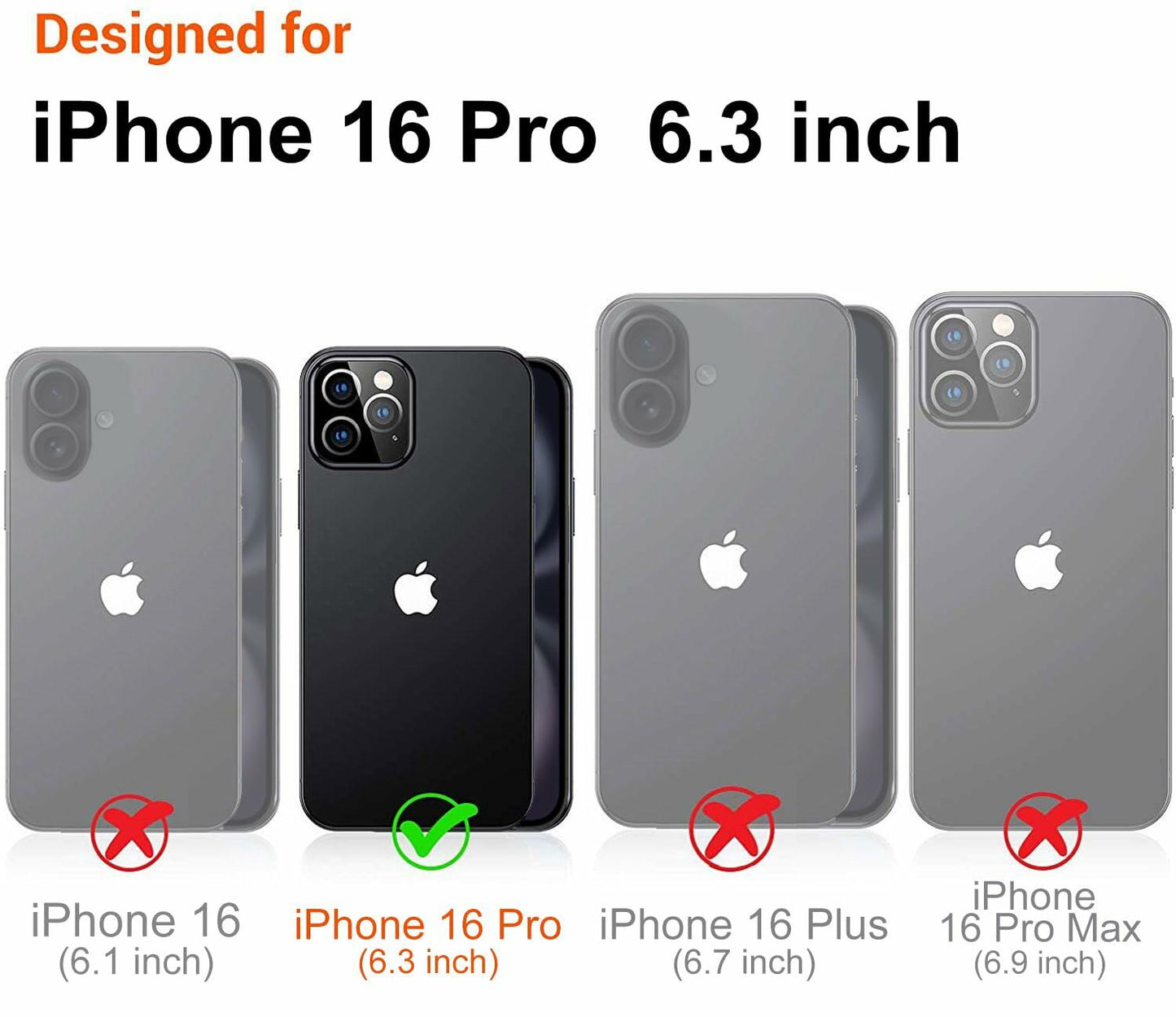 iPhone 16 Pro Case Purple Roses Slim Soft TPU Shockproof Floral Cover