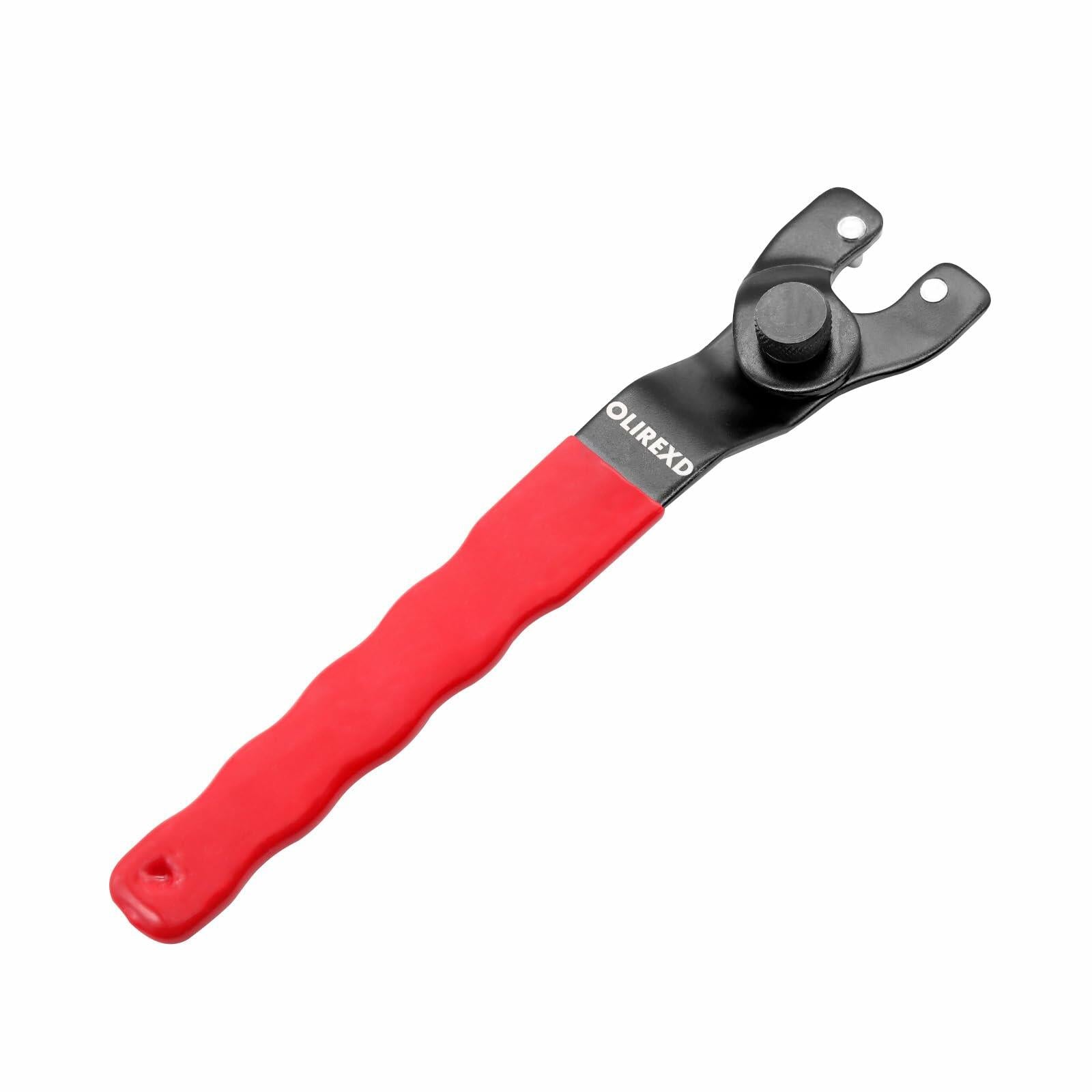 OLIREXD Adjustable Pin Wrench for Angle Grinder Machine Red