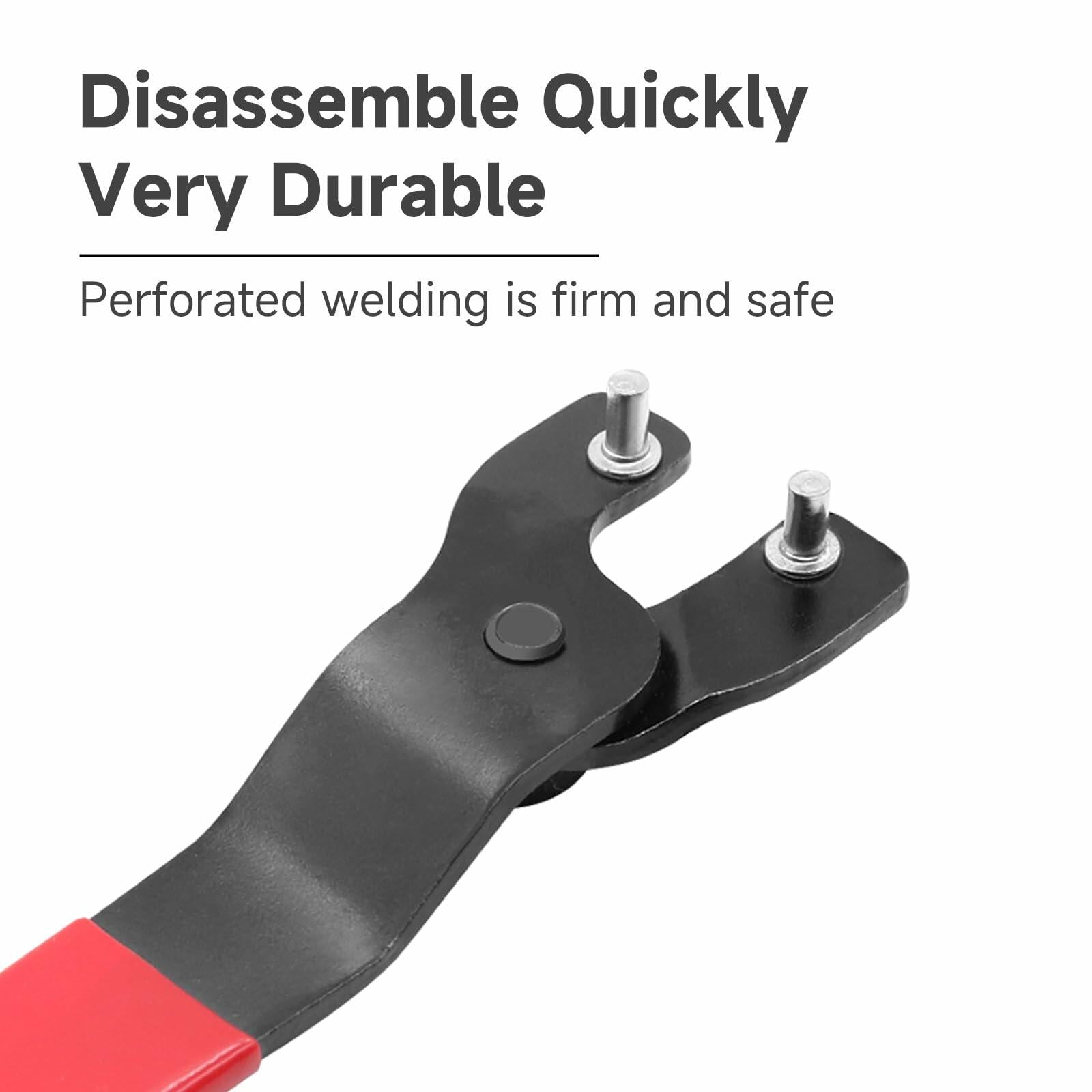 OLIREXD Adjustable Pin Wrench for Angle Grinder Machine Red
