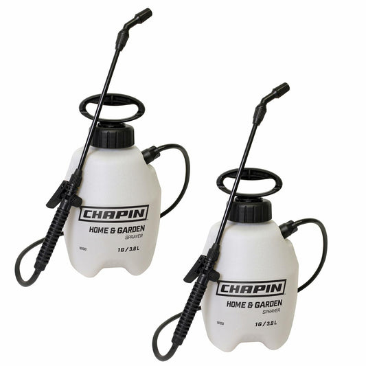 Chapin International 16109 1-Gallon Lawn Garden Pump Sprayer 2-Pack White