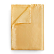 Counfeisly Satin Full Flat Sheet Luxury Silky Soft Bed Top Sheet Gold