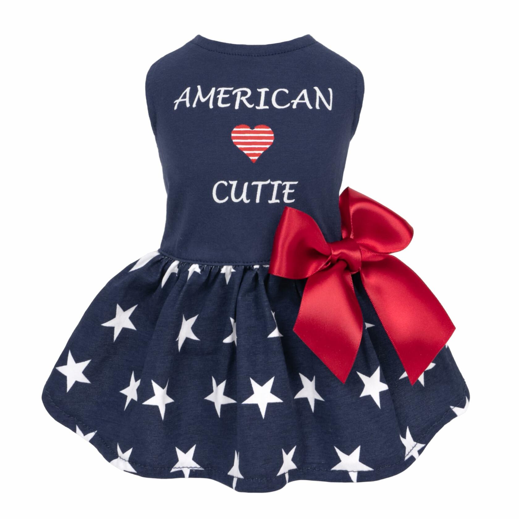 Fitwarm 100% Cotton Holiday Make A Wish Dog Dress Black Size XXS