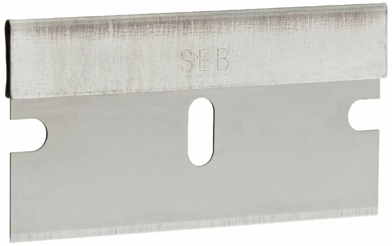 Amazon Basics Men's Single Edge Razor Blades Clam Shell 100-Pack