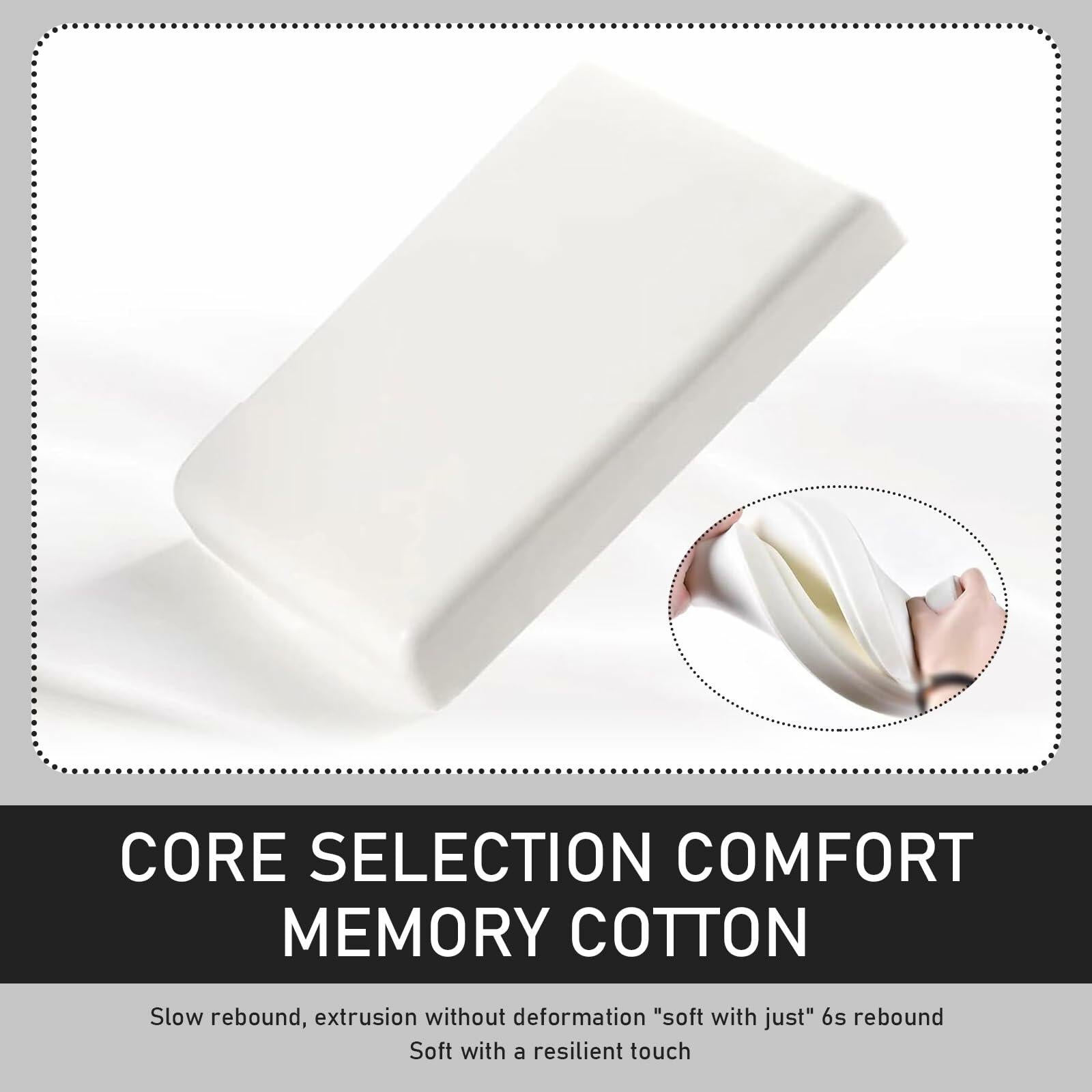 Yumfugu Car Center Console Armrest Cover Leather Memory Foam Beige 12.59x8.66