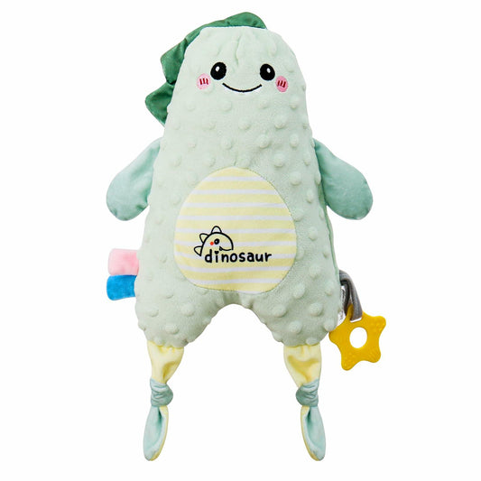 KELCIO Lion Plush Soother Toy for Babies Yellow 14.6 Inch