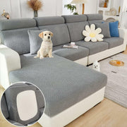 Jejiakell Universal Wear-Resistant Sofa Cover 360° Elastic Anti-Slip Grey