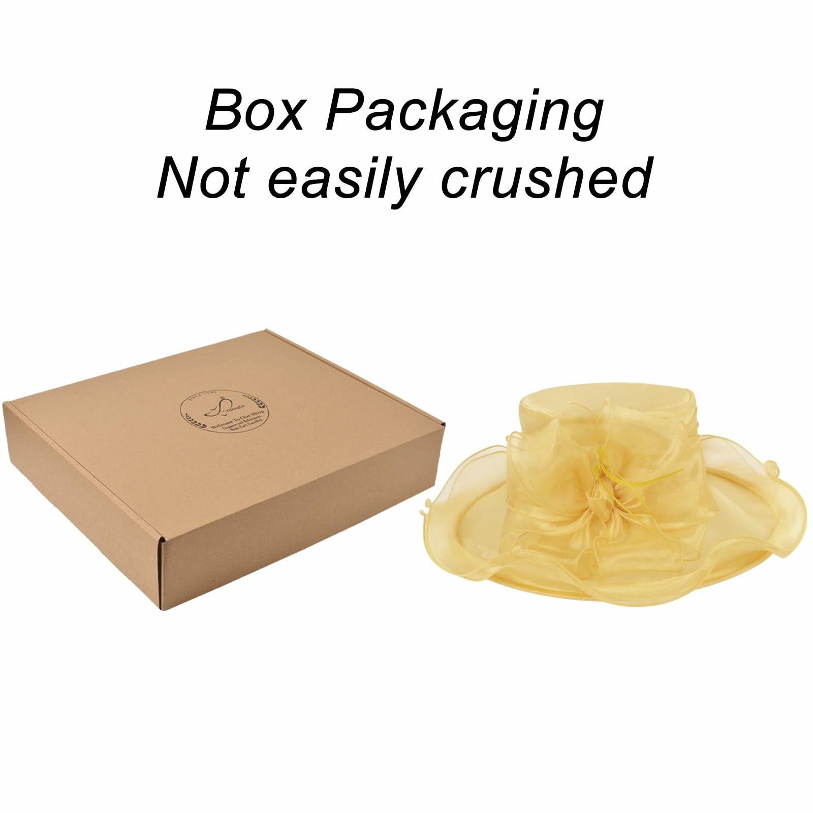 Derby Hats Women Organza Kentucky Fascinator UV Protection Sun Hat