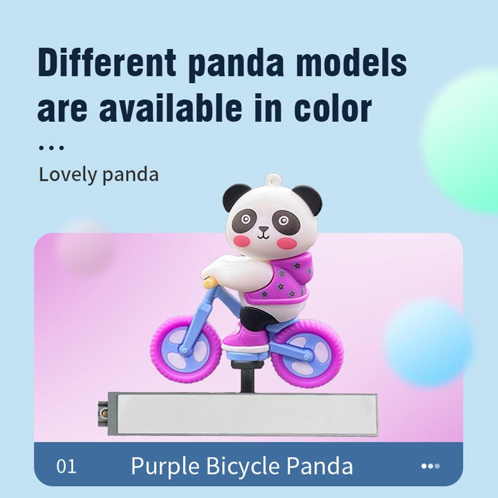 Interior Care Panda Car Console Decoration Cute Biking Fatigue Relief