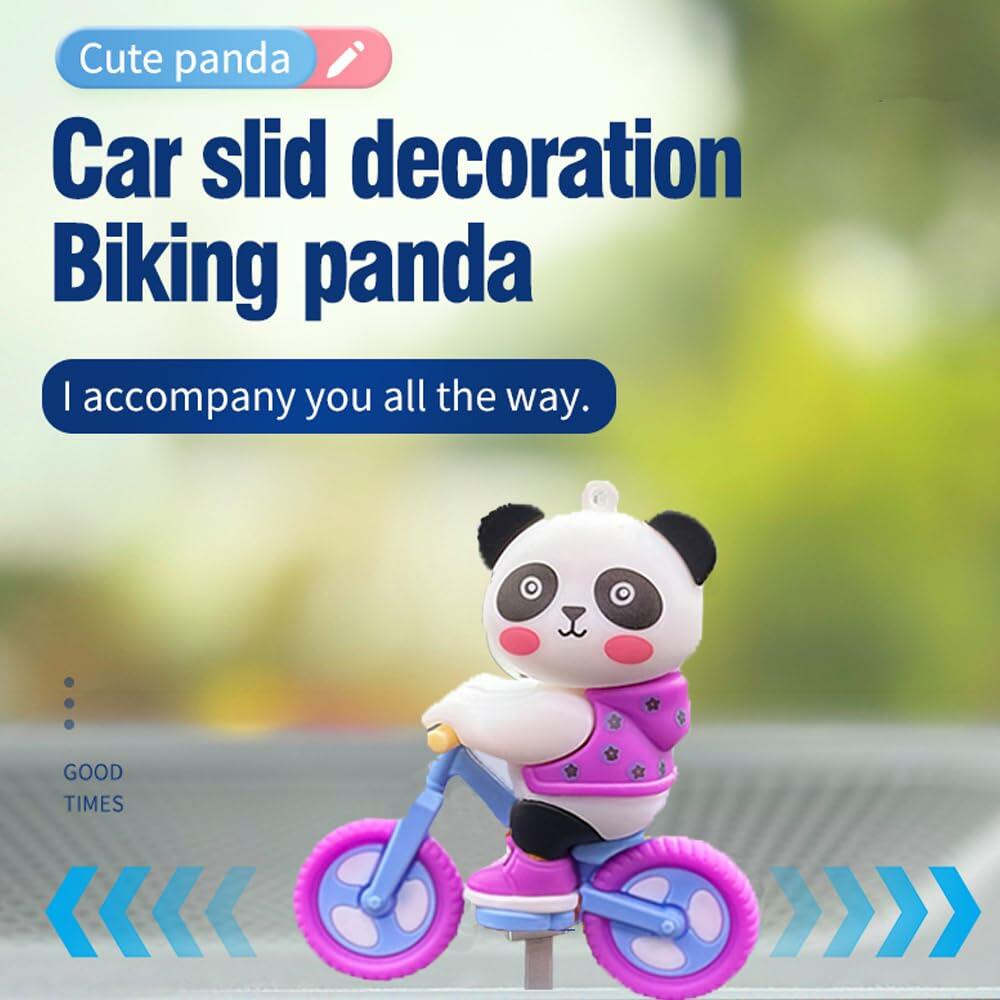 Interior Care Panda Car Console Decoration Cute Biking Fatigue Relief