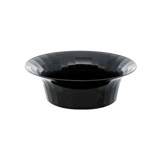 Party Essentials Deluxe Plastic Salad Bowls 10oz Black 20 Count