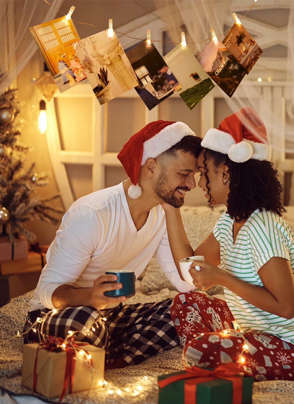 Fairy Lights with Clips 33ft 100LED Battery Operated String Lights Timer