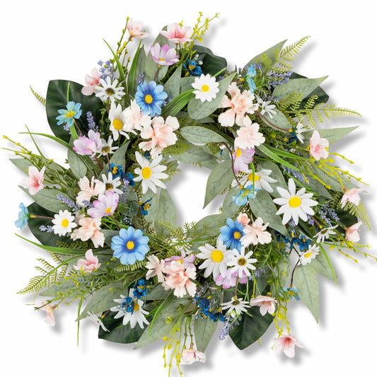 20" Eucalyptus Front Door Wreath Green All Seasons Porch Window Decor