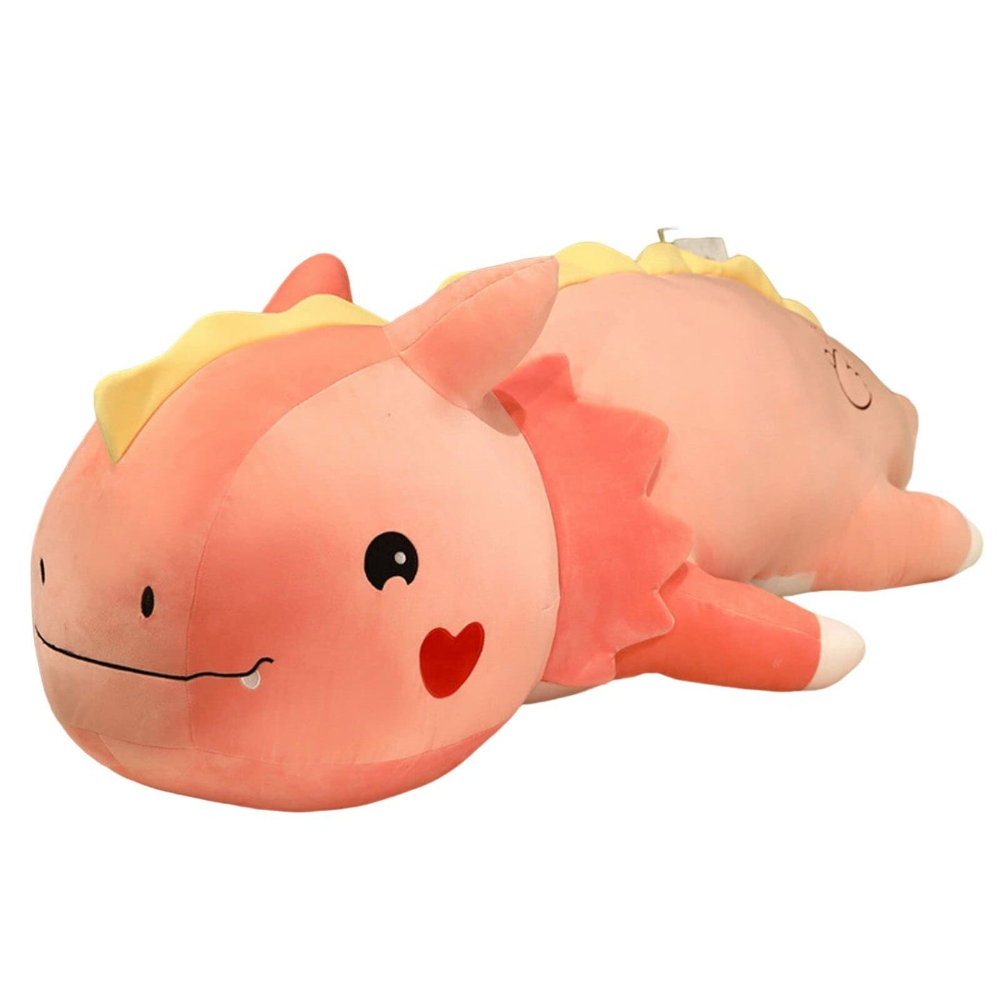 Axolotl Plush Toy Soft Stuffed Animal Dinosaur Pillow Green 47 inch