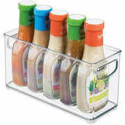 iDesign Linus BPA-Free Plastic Stackable Organizer Bin with Handles Small