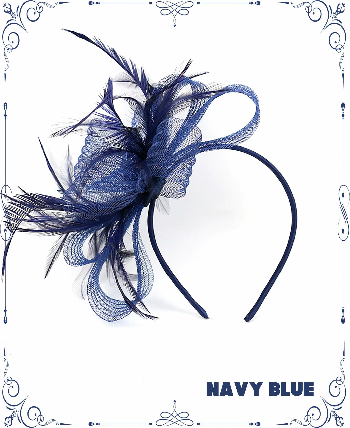 Kidukso Derby Hat Women Vintage Fascinator Headband Clip