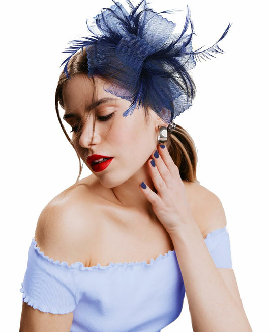Kidukso Derby Hat Women Vintage Fascinator Headband Clip