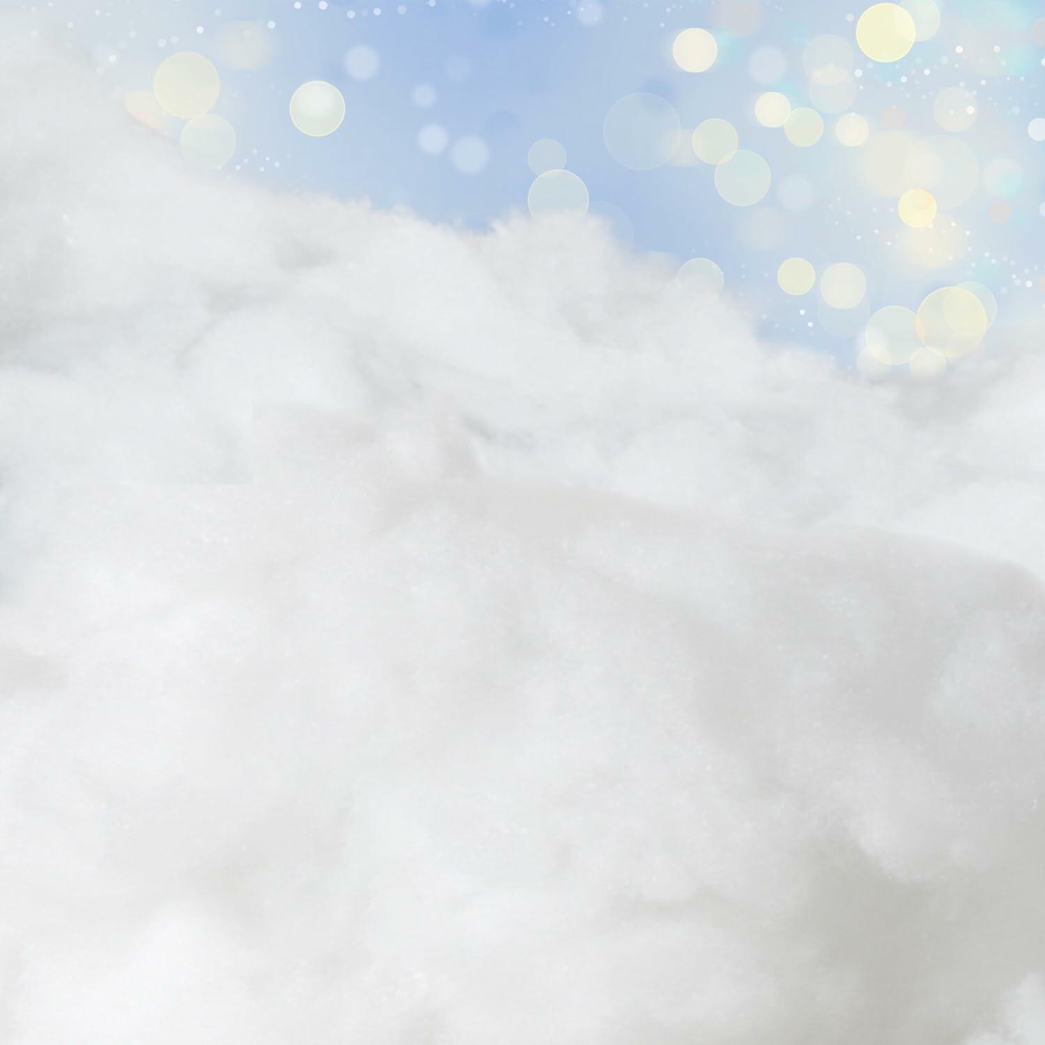 Fake Snow Christmas Décor Indoor 0.9LB Fluffy Cotton-Like White Snow