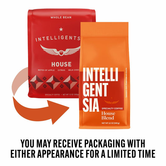 BestBy06/25 Intelligentsia Coffee Light Roast Whole Bean House Blend 12oz