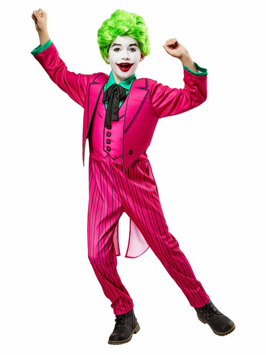 Rubies DC Batman Classic 1966 Joker Costume Kids Boy Large Size L