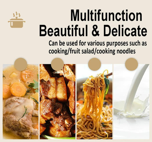 Glass Cooking Pot 1.7L Heat-Resistant Borosilicate Clear Saucepan