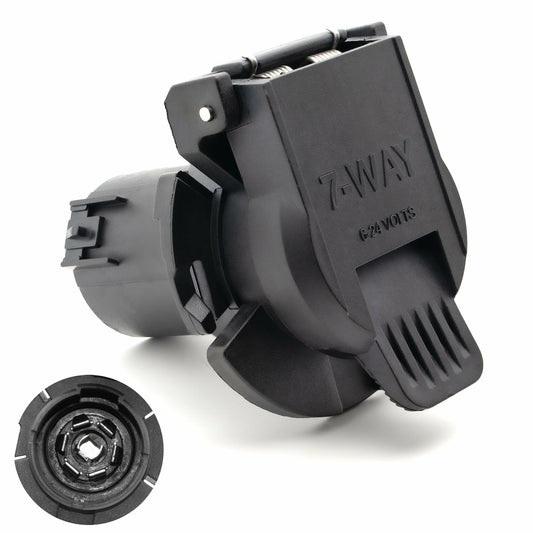 UNORME OEM Style Replacement 7-Way RV Blade Socket 7-Way Connector