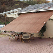 Demoul Shade Sail Rectangle Canopy 185GSM UV Block Wheat 9.84'x9.84'