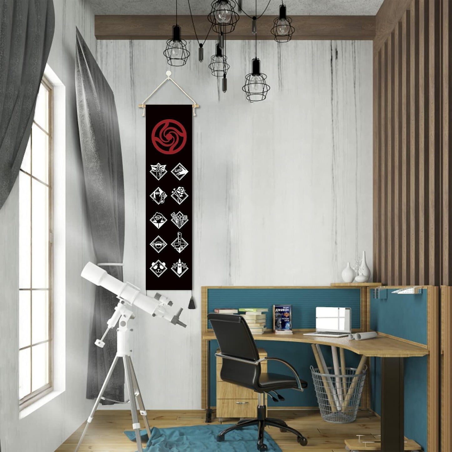 DigiTizerArt Jujutsu Kaisen Anime Wall Art Tapestry 13x56in Decor