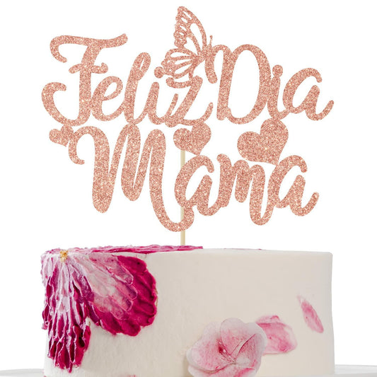 Feliz Dia Mama Cake Topper First Holy Communion Mothers Day Decor