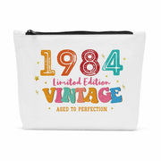 Sldpngo 41st Birthday Makeup Bag Limited Edition 1984 Woman Cosmetic Bag