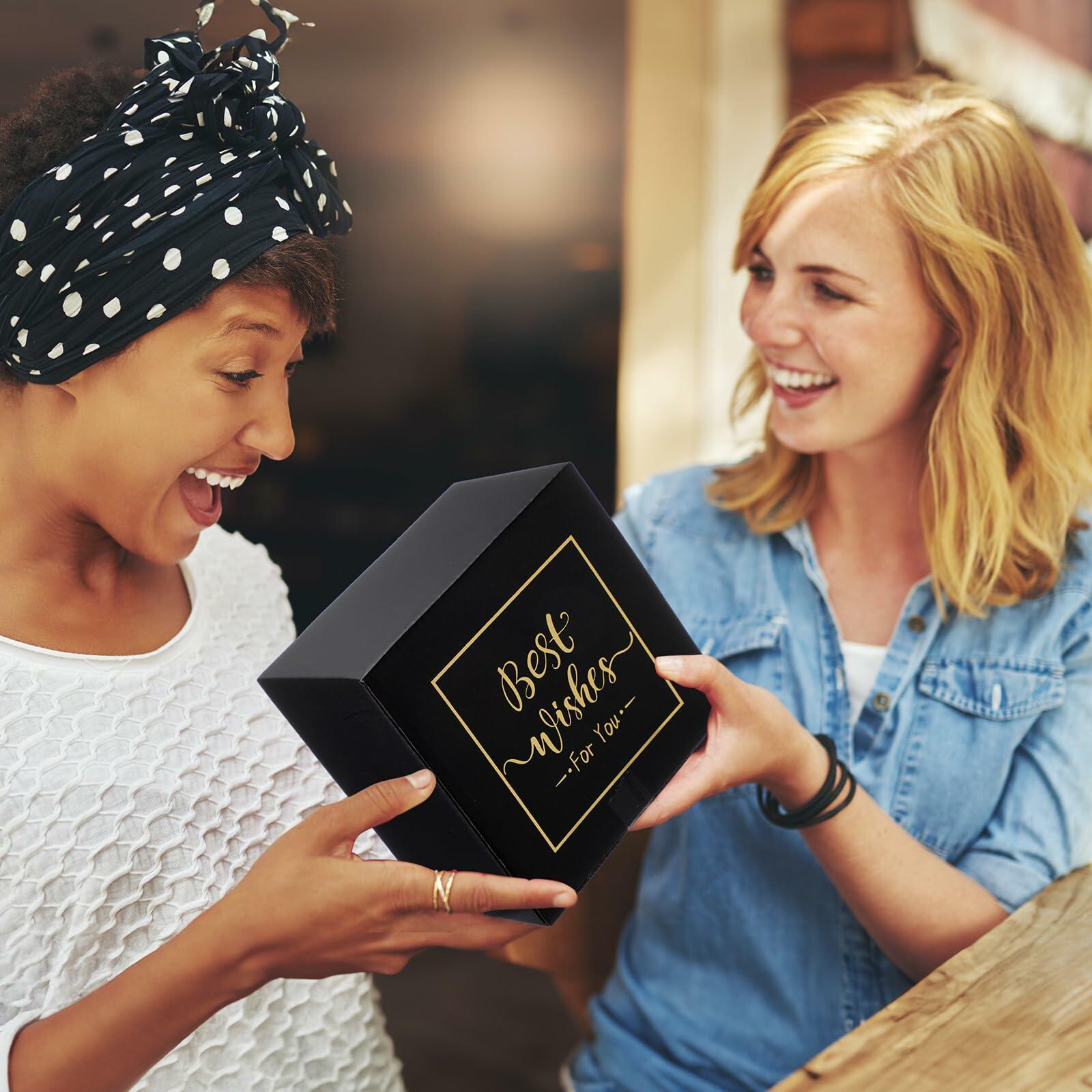 Beeveer Ceramic A-Z Initials Ring Holder Jewelry Tray 4.5x2.4'' White