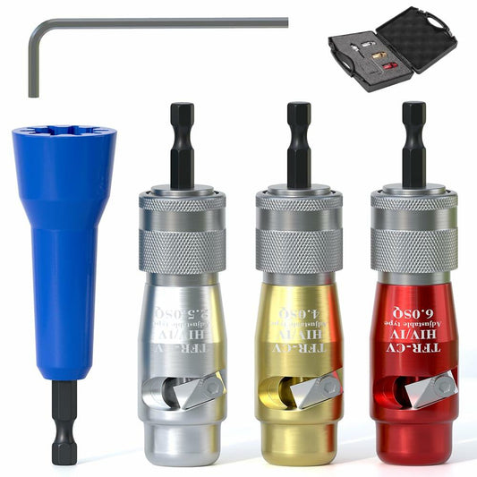 [Like_new] Fivepears Electric Wire Stripper Set Adjustable 2.5 4.0 6.0 Square Aluminum