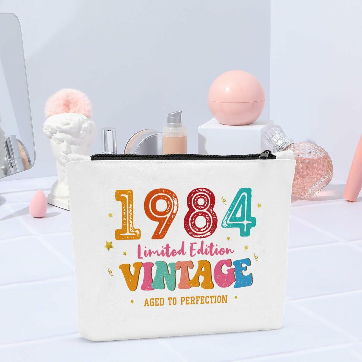 Sldpngo 41st Birthday Makeup Bag Limited Edition 1984 Woman Cosmetic Bag