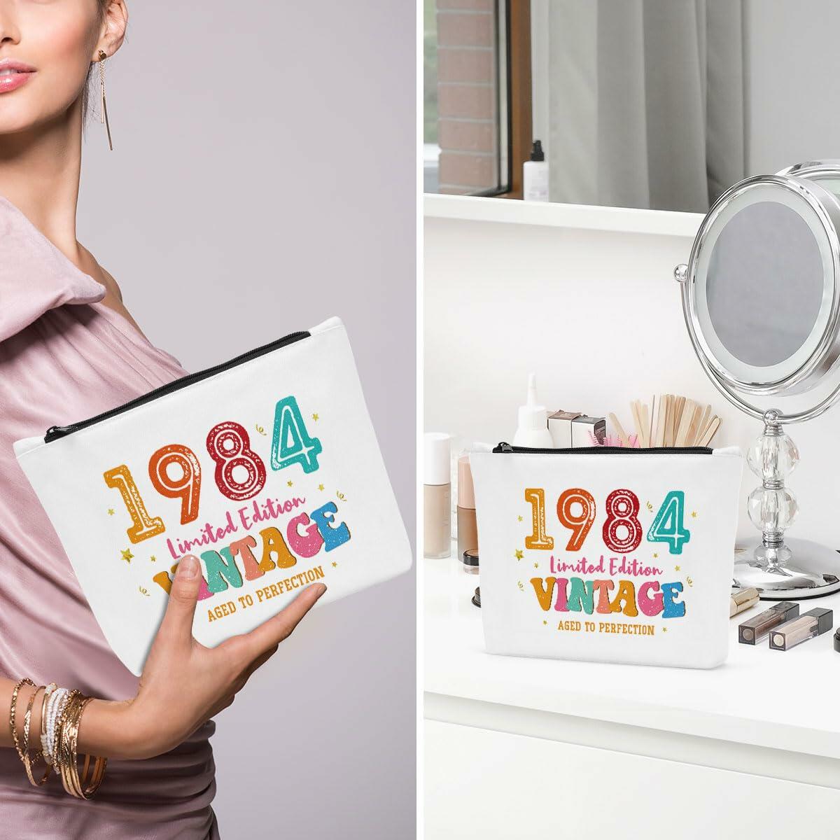 Sldpngo 41st Birthday Makeup Bag Limited Edition 1984 Woman Cosmetic Bag