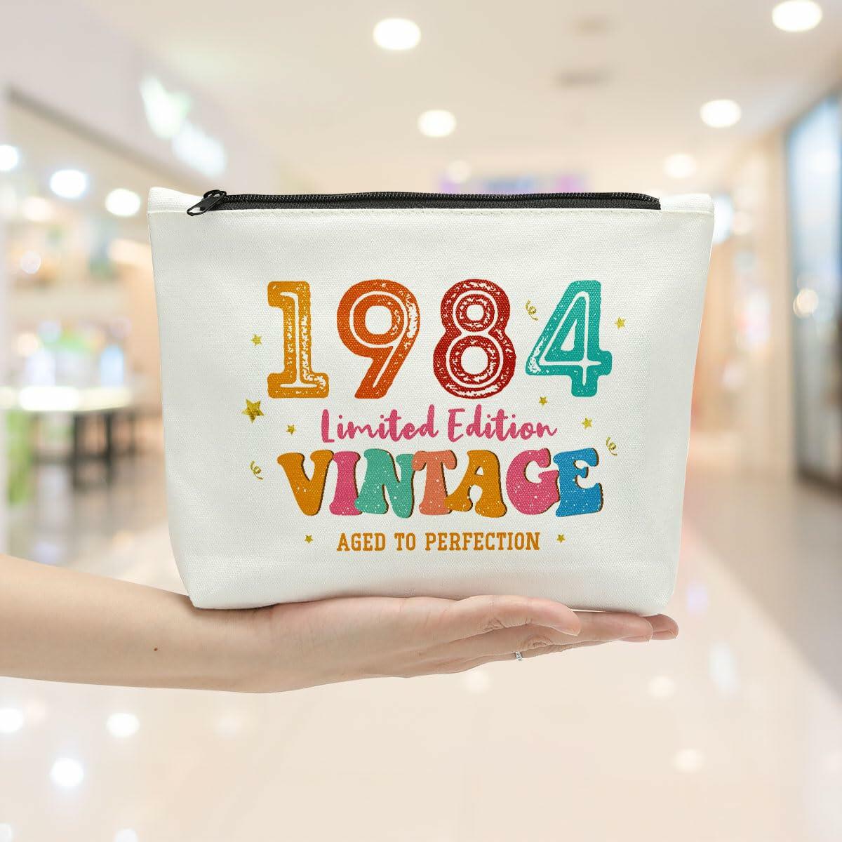 Sldpngo 41st Birthday Makeup Bag Limited Edition 1984 Woman Cosmetic Bag