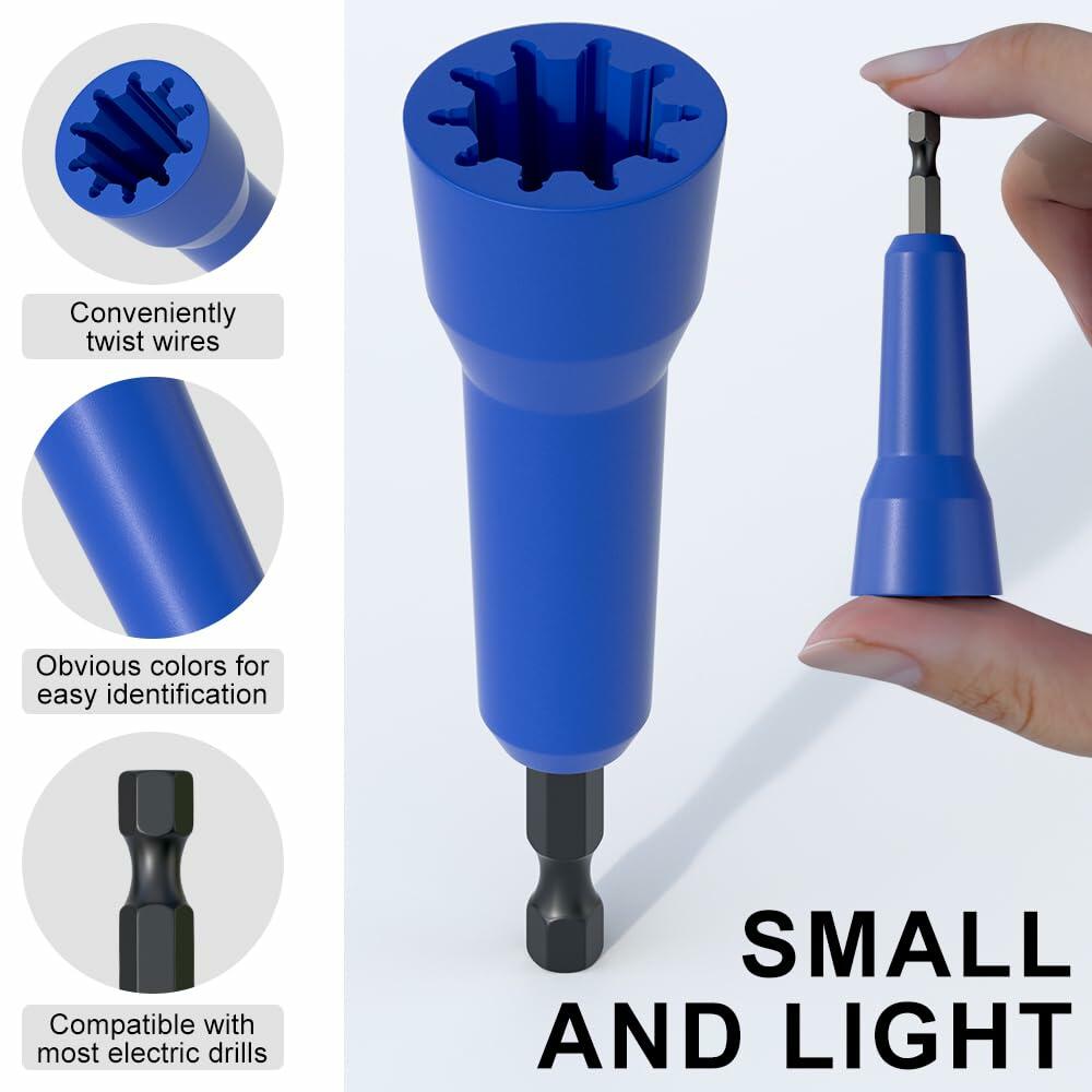 [Like_new] Fivepears Electric Wire Stripper Set Adjustable 2.5 4.0 6.0 Square Aluminum