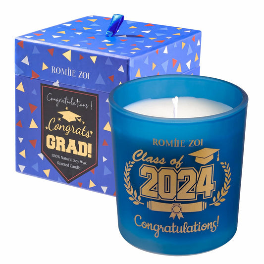 ROMIIE ZOI Graduation Celebration Sandalwood Soy Wax Candle 6oz